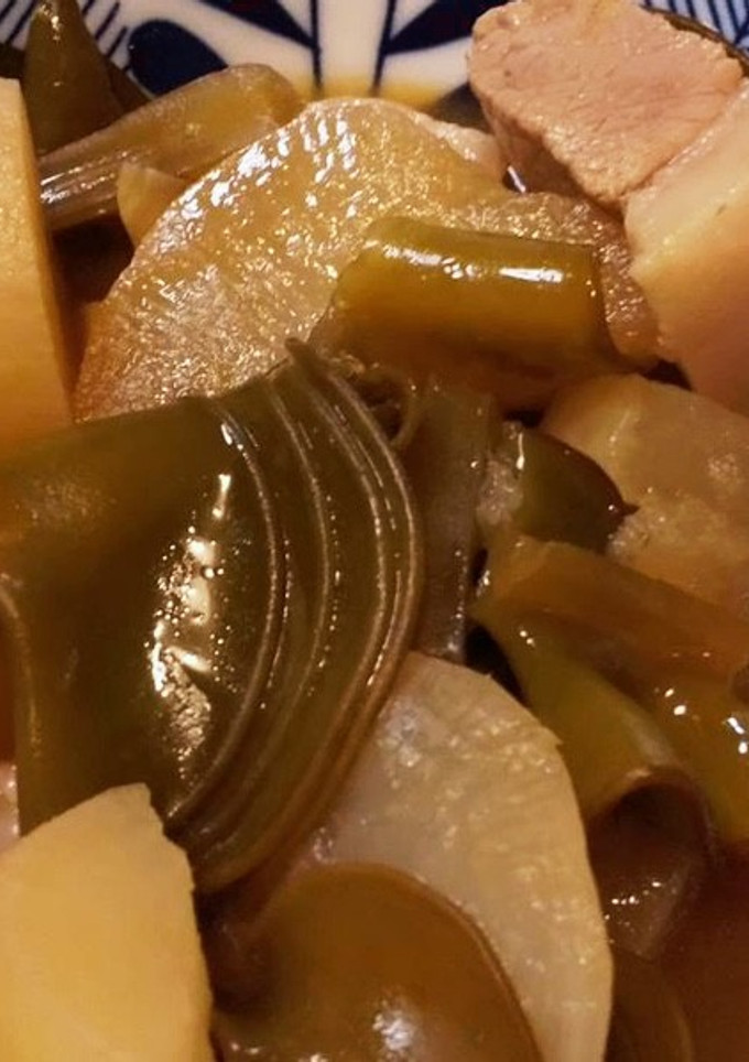 めかぶと豚肉の旨煮-レシピのメイン写真