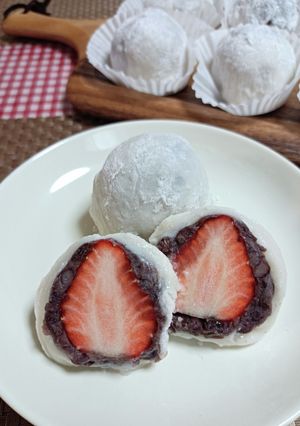 ★低糖質‼美味しい＊いちご大福＊№2♪-レシピのメイン写真