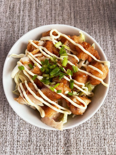 冷凍の唐揚げで♪がっつり丼-レシピのメイン写真