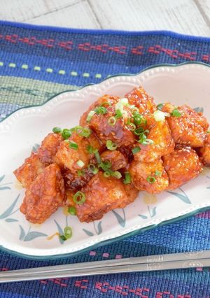 ヤンニョム豆腐-レシピのメイン写真