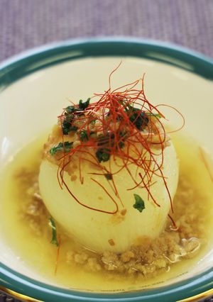 新玉ねぎのあんかけ-レシピのメイン写真
