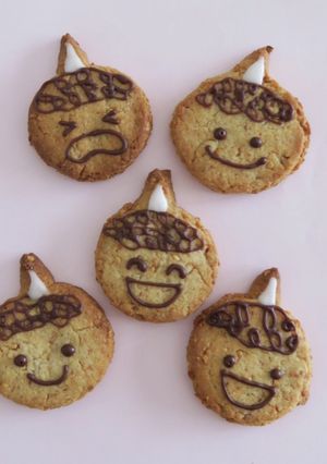 福豆でおにさんクッキー-レシピのメイン写真