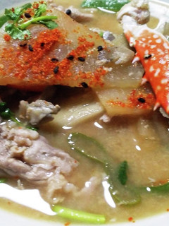 時短で旨い!渡り蟹入り豚汁-レシピのメイン写真