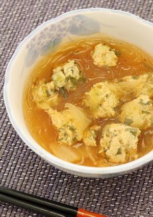 ねぎたっぷり鶏キムチスープ-レシピのメイン写真