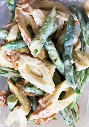 簡単ちくわとインゲンサラダ-レシピのメイン写真