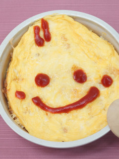 火を使わない!即席オムライス-レシピのメイン写真