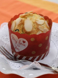 小松菜のカップケーキ-レシピのメイン写真