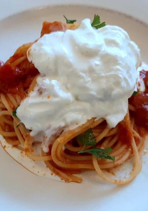 トマトとフレッシュチーズのパスタ-レシピのメイン写真