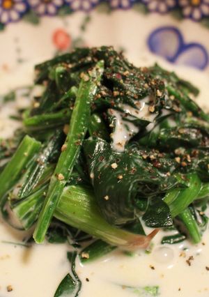 ほうれん草のミルク煮-レシピのメイン写真