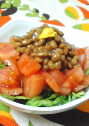 納豆とトマトde～なっトマトう～-レシピのメイン写真