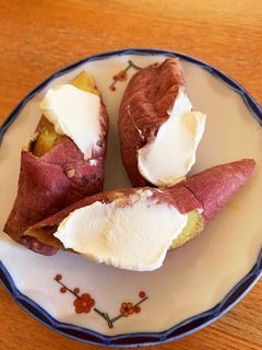 絶品おやつ☆冷やし焼き芋クリームチーズ-レシピのメイン写真