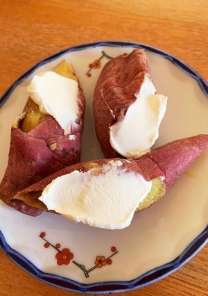 絶品おやつ☆冷やし焼き芋クリームチーズ-レシピのメイン写真