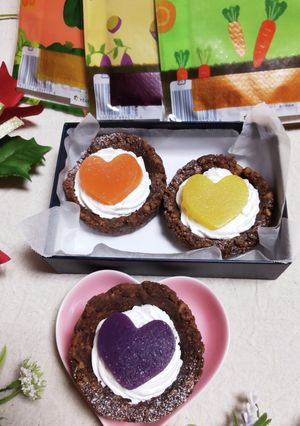 チョコタルトやさいゼリーのせ(ベジート)-レシピのメイン写真