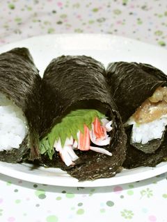 安価な食材の手巻き寿司-レシピのメイン写真