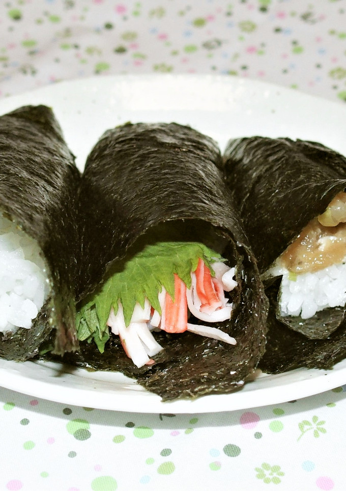 安価な食材の手巻き寿司-レシピのメイン写真