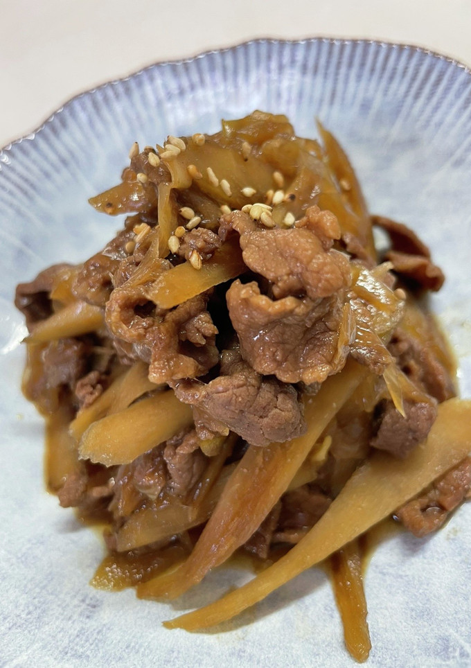 牛肉と牛蒡の炒め煮-レシピのメイン写真
