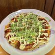 米粉と白菜のお好み焼き