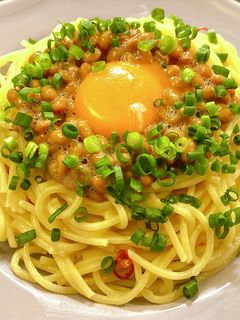 レンチンパスタ!プロ直伝【納豆パスタ】-レシピのメイン写真