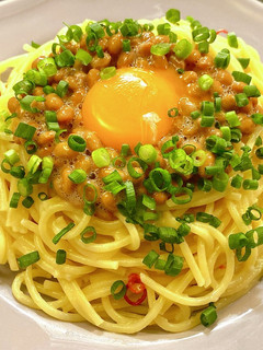 レンチンパスタ!プロ直伝【納豆パスタ】-レシピのメイン写真