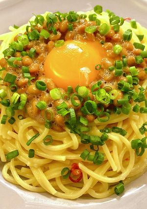 レンチンパスタ！プロ直伝【納豆パスタ】-レシピのメイン写真