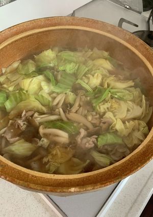 ごま油香るニンニク醤油鍋-レシピのメイン写真
