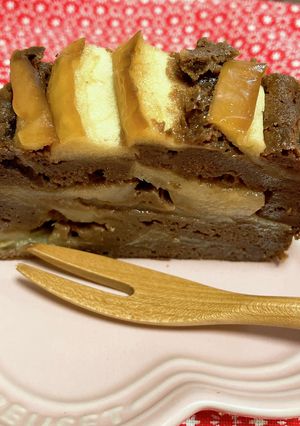 米粉で作るリンゴたっぷり！ココアケーキ-レシピのメイン写真
