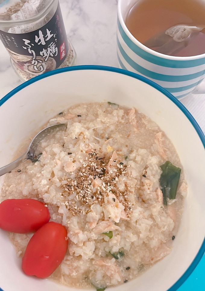 鮭と卵のふりかけ風味おじや-レシピのメイン写真