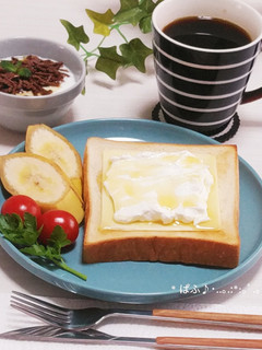 毎日食べた~い*ヨーグルトオープンサンド-レシピのメイン写真