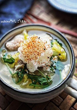 《みぞれ鍋風》具沢山スープ-レシピのメイン写真