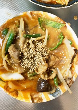レンジヘルシーきな粉ソースケチャ甘酢酢豚-レシピのメイン写真