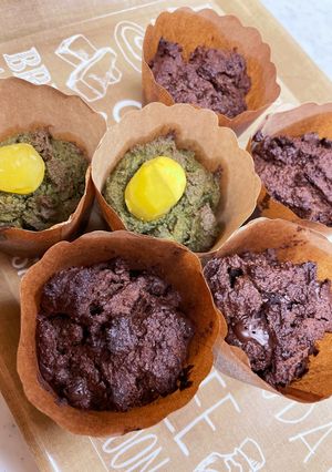 チョコと抹茶のマフィン♪グルテンフリー♡-レシピのメイン写真