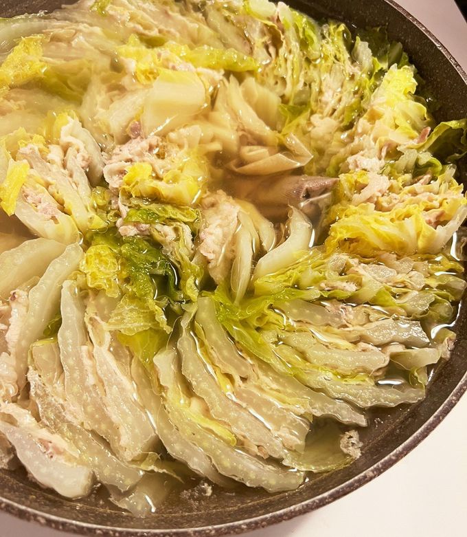 ミルフィーユ鍋 豚バラ肉と白菜のミルフィーユ鍋 作り方・レシピ | クラシル