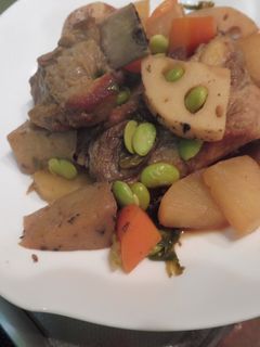 スペアリブと根菜の煮物-レシピのメイン写真