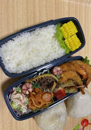 頑張れ息子弁当23-レシピのメイン写真