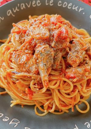 ☆鯖の水煮缶で暗殺者のパスタ☆-レシピのメイン写真