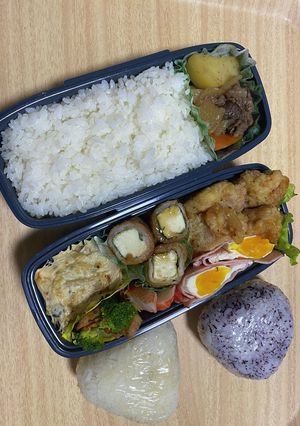 頑張れ息子弁当28-レシピのメイン写真