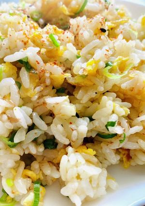 ふつうに美味しい♡おかかネギマヨ七味炒飯-レシピのメイン写真