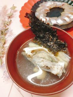 ほうぼうのお吸い物~魚の駅生地~-レシピのメイン写真