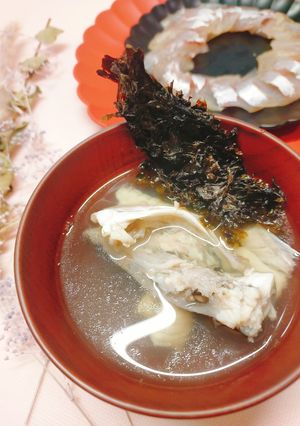 ほうぼうのお吸い物～魚の駅生地～-レシピのメイン写真