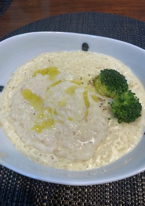 すぐできるチーズリゾット的な-レシピのメイン写真