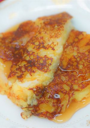 お餅で作るふわふわオムレツ-レシピのメイン写真