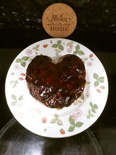 バレンタイン♥炊飯器でハート型ハンバーグ-レシピのメイン写真