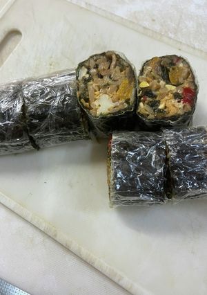 焼きそばまき。余りから　お弁当に！-レシピのメイン写真