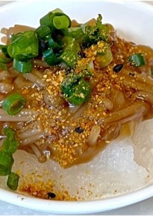 ピリ辛おろしなめたけ-レシピのメイン写真