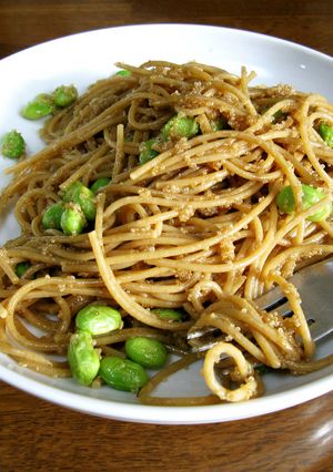 アマランサスと枝豆のパスタ-レシピのメイン写真