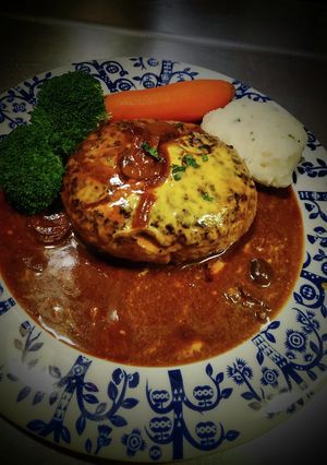 デミチーズハンバーグ(#>↺≦@)❩wノ-レシピのメイン写真