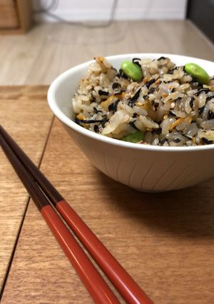 芽ひじきとシーチキンの炊き込みご飯-レシピのメイン写真