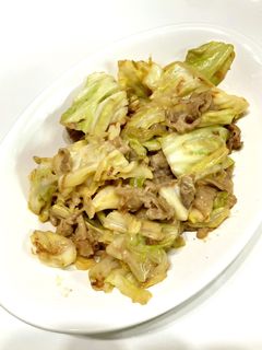 お好み焼き風!豚肉とキャベツ炒め-レシピのメイン写真