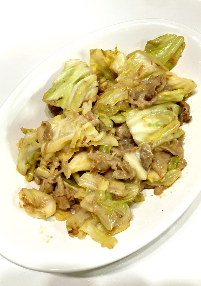 お好み焼き風！豚肉とキャベツ炒め-レシピのメイン写真