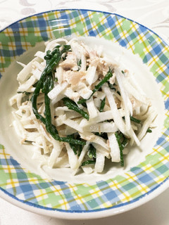 シーアスパラガスと大根のシーチキンマヨ-レシピのメイン写真